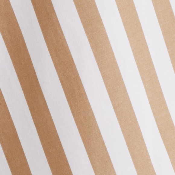 rag & bone Oversized Tan and White Striped Button Down Shirt NWOT - Picture 10 of 11